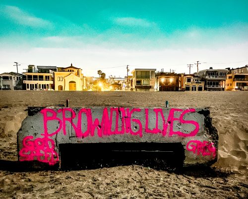 Hermosa Beach: “Browning Lives. God Speed, Greg”